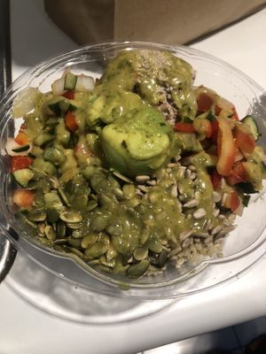Toona Bowl at Raw Juce in Boca Raton