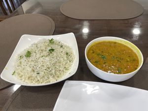Jeera Rice & Dal Tadka  at Cafe Punjab Official in Samarkand
