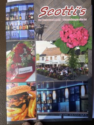 Drinks Menus  at Scotti's in Dusseldorf