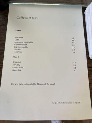 Hot drinks    at Café Petiole in London