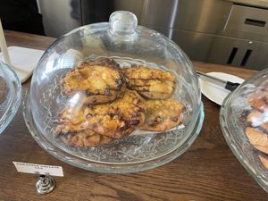 Pineapple galette   at Café Petiole in London