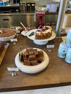 Some sweet treats on offer   at Café Petiole in London