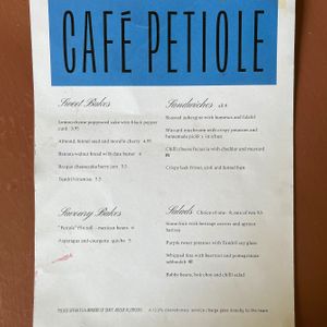  at Café Petiole in London
