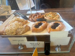 Vegan pastries  at Café Petiole in London