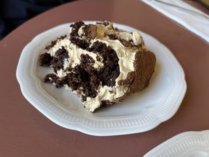 Tendril tiramisu  at Café Petiole in London