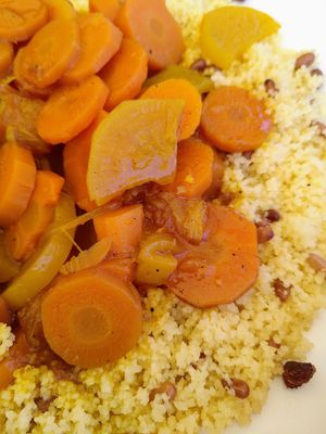 Vegetable cus cus  at Ugarit  in Barcelona