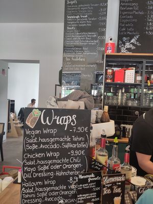 Part of menu at Soul of Coffee in Berlin