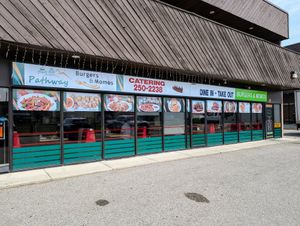 Yum factor 10. at Pathway Burgers & Momos in Calgary