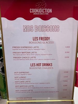Beverages at Cookidiction Poncelet in Paris