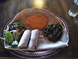 Platter for one at Authentic EthioAfrican in Phoenix