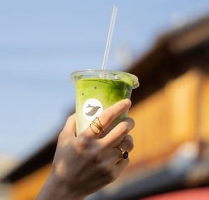 Matcha latte at Matcha Arata - 抹茶あらた in Kawagoe