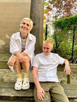 The co founder Marion & Moritz   at Wanda in Berlin