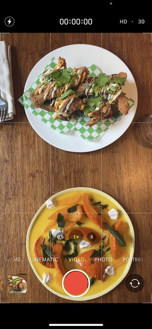 Chicken and pumpkin   at Wanda in Berlin