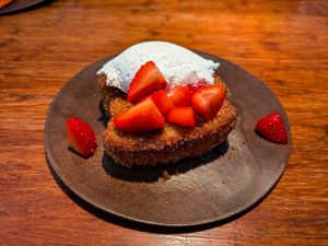 Vegan dessert at Wanda at Wanda in Berlin