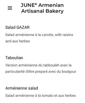  at Juni Armenian Bakery in Paris