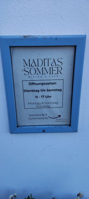 Geänderte Öffnungszeiten at Maditas Sommer in Hiddensee