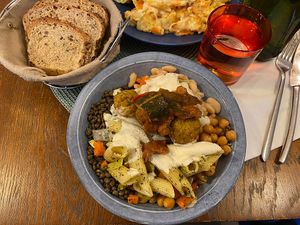 Vegan bowl  at Table Verte in Paris