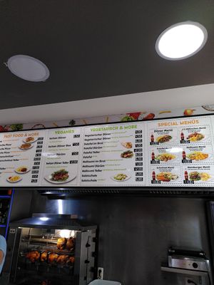 The vegan menu at Mervan Bistro in Berlin