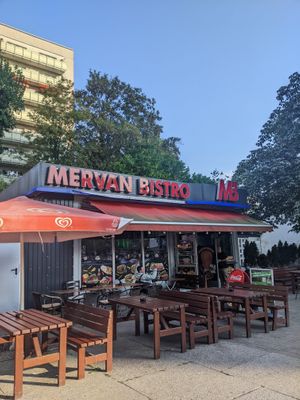 Outside of Mervan Bistro at Mervan Bistro in Berlin