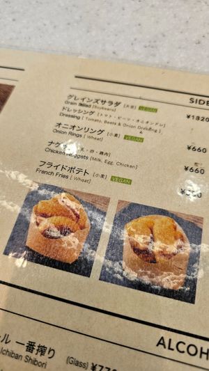 Menu at HND - Chaya Vegan Friendly Tokyo - T3 in Ota