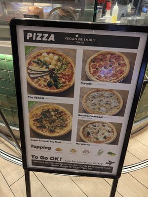 menu at HND - Chaya Vegan Friendly Tokyo - T3 in Ota