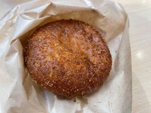 Vegan curry pan  at HND - Chaya Vegan Friendly Tokyo - T3 in Ota