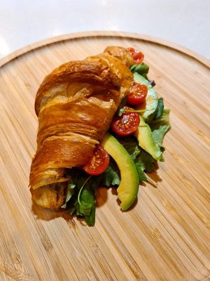 Croissant vegano y vegetariano   at Belle Vie Cafe  in Catarroja