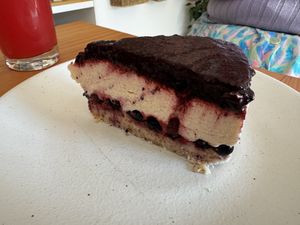 Blueberry cheese cake (good +)  at Mama Nature  in Bar