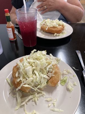 Vegan fry bread    at Longhouse Cafe in Forks