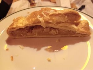 Apple strudel at Maran Vegan in Vienna