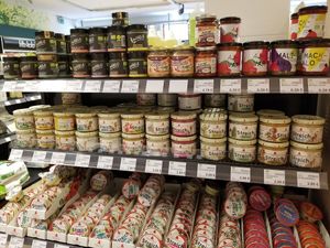 Vegan groceries at Maran Vegan in Vienna