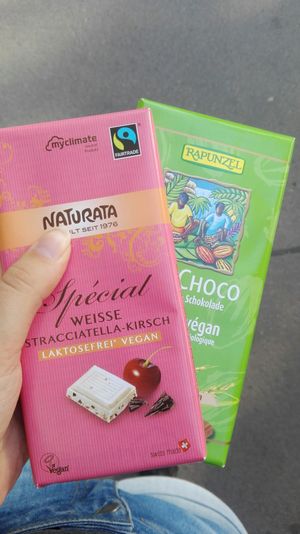 Vegan chocolate at Maran Vegan in Vienna