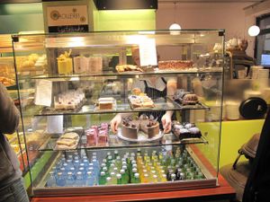 vegan cakes and pastries at Maran Vegan in Vienna