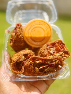 Eggrolls at Big Belly Vegan in Sanford