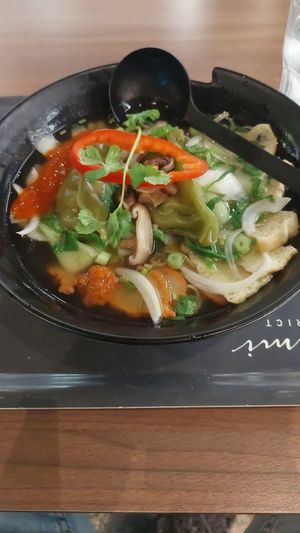 Dumpling soup at Chay Vegan - Emporia in Malmo