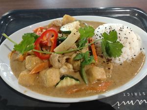 Number 17 peanut ch*cken at Chay Vegan - Emporia in Malmo