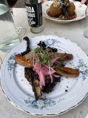 Pumpkin w spetskål and miso lentils   at Fir in Malmo