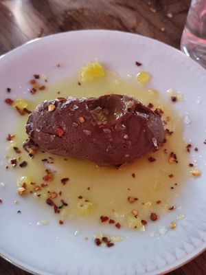 Chocolate ganache at Fir in Malmo