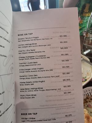 Wines on tap🤩🤩🤩 at Fir in Malmo