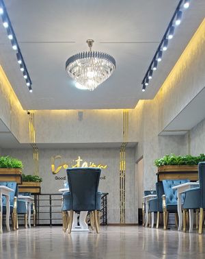 Inside at Dostana Indian Restaurant in Samarkand