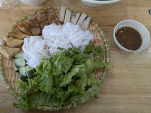 MẸT BÚN ĐẬU MẮM CHAY - Noodles With Tofu And Vegan Fermented Shrimp Paste at HƯƠNG SEN in Da Nang
