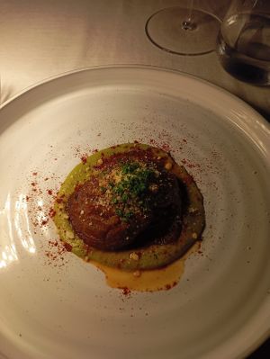 Slow cooked mushrooms at Telezzüz in Istanbul