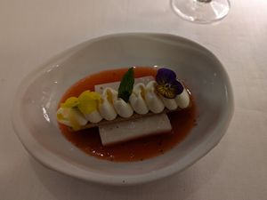 dessert at Telezzüz in Istanbul