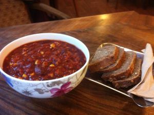 Chilli sin carne at V-Cake Cafe in Dresden