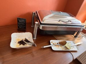 hot buffet  at V-Cake Cafe in Dresden