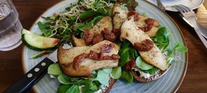 Pilz brot at V-Cake Cafe in Dresden