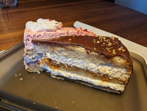 Haselnusstorte at V-Cake Cafe in Dresden