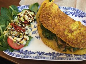 XXL Omelett at V-Cake Cafe in Dresden