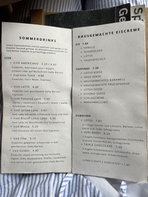 Sommerkarte (2024)  at V-Cake Cafe in Dresden