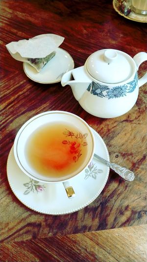 Earl Grey tea at V-Cake Cafe in Dresden